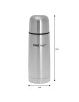 Kinghoff 4051 - Thermosflasche 0,33L - Edelstahl - Grau