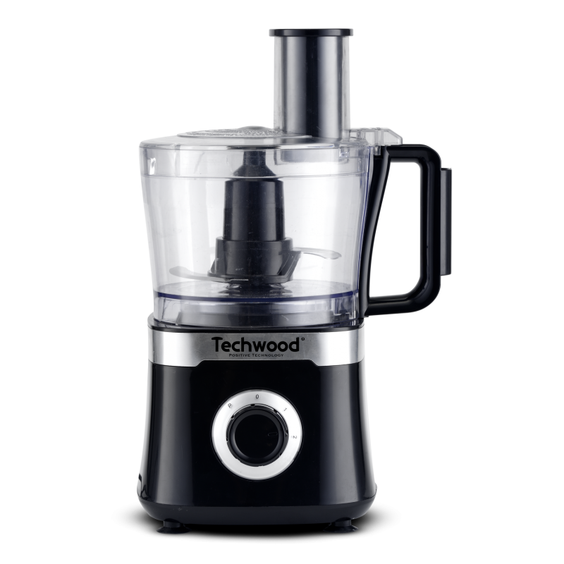 Techwood - Robot culinaire - Blender - Hachoir - Bol mélangeur 1,5 L - noir
