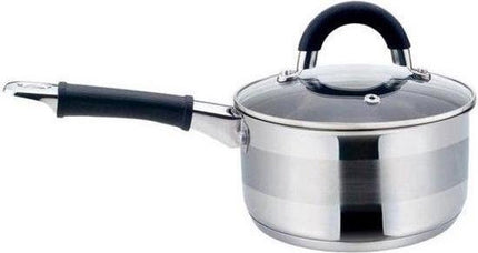 Kinghoff - steelpan met deksel - rvs - 0,5 liter - Ø12 cm