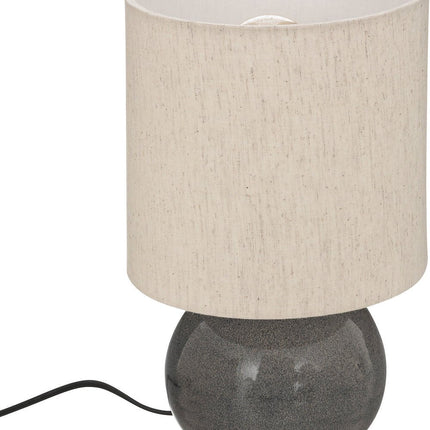 Atmosphera Tischlampe Gaia D15x28cm – Blaugrau – E27