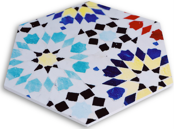 Mosaic plastic decorative tiles OUJDA