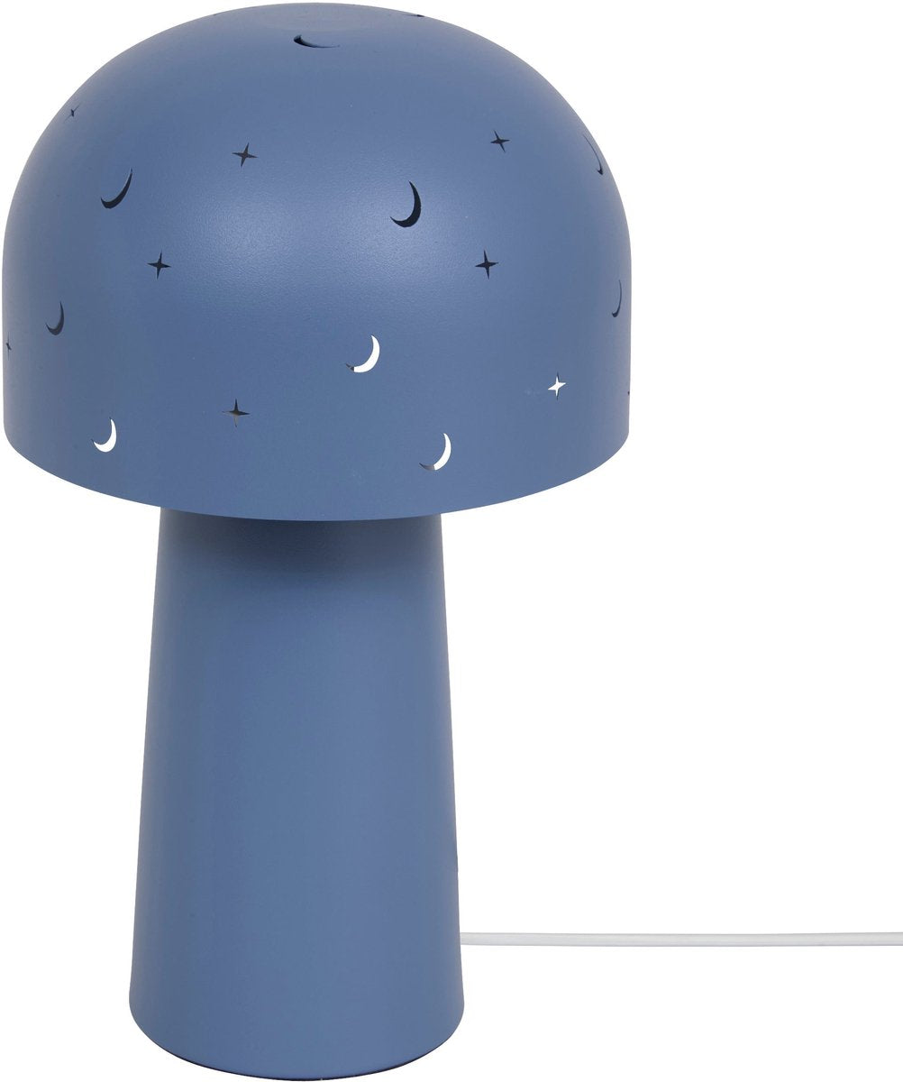 Atmosphera Kids Starry Mushroom tafellamp – paddenstoellamp blauw, 27 cm