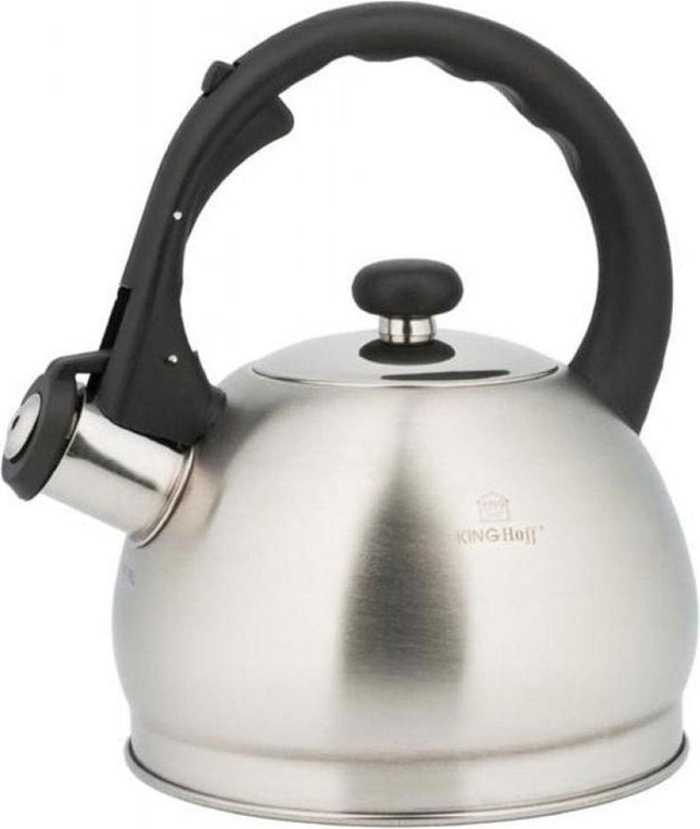 Kinghoff 3773 Flötenkessel - 1,8L - Edelstahl - alle Herdarten