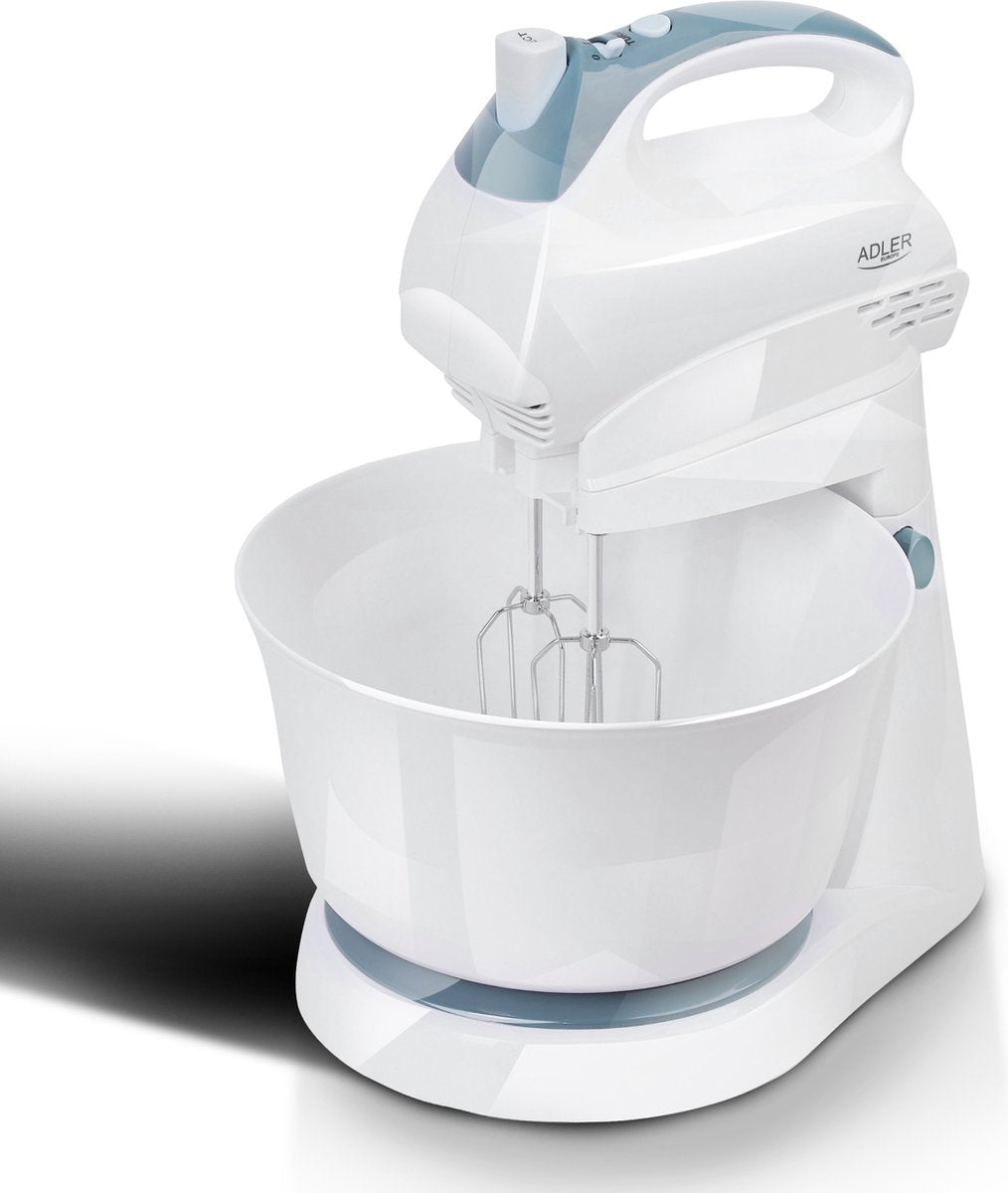 Mixeur - Batteur à main - Batteur avec bol mélangeur - 300W - Fonction turbo
