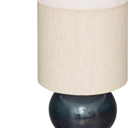 Atmosphera Tafellamp Gaia D15x28cm - Blauw - E27