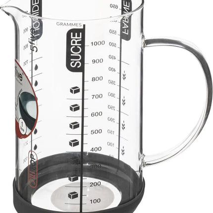 5Five Küchenmessbecher/Rührbecher - Glas - transparent - 1000 ml