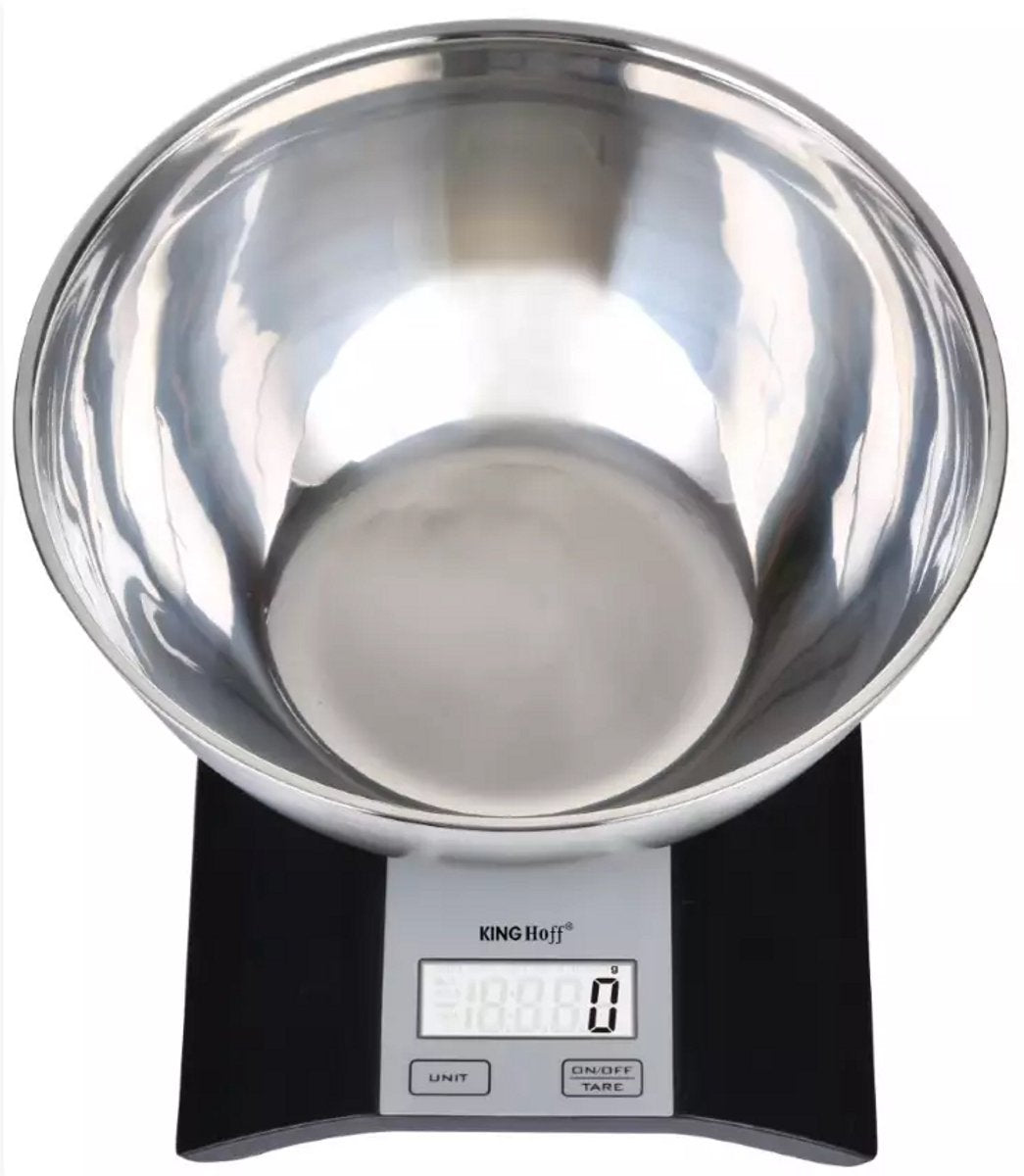 Balance de cuisine numérique Kinghoff KH1828 avec bol - 2L - max 5 KG