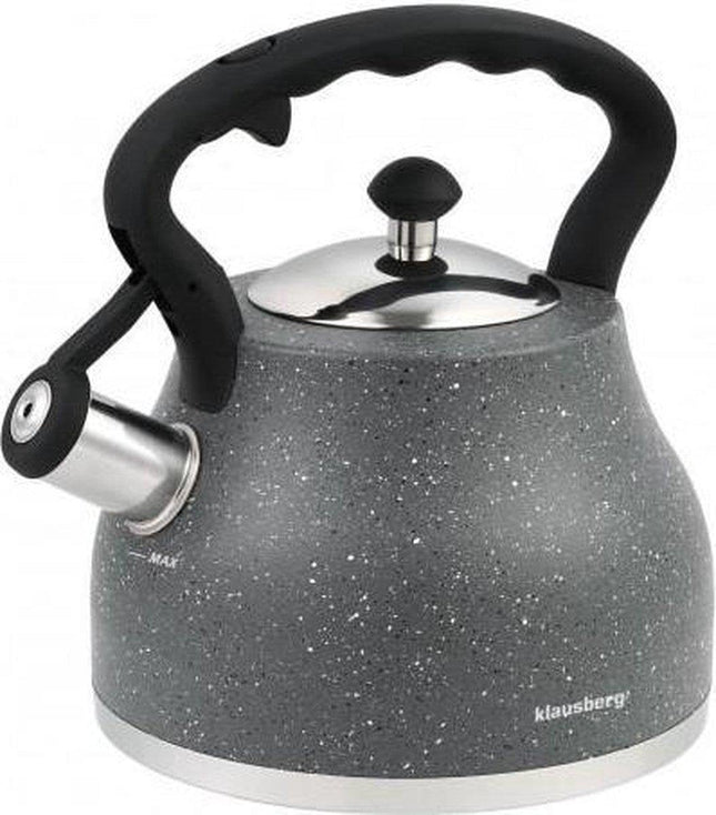 Klausberg 7449 - Flötenkessel - 2,7L - Edelstahl - alle Wärmequellen