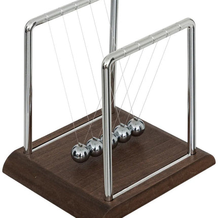 Atmosphera Newton Pendel Cradles - mit 5 Kugeln - 17 x 15 x 18 cm - Pendel-/Balancebälle fürs Büro/Schreibtisch