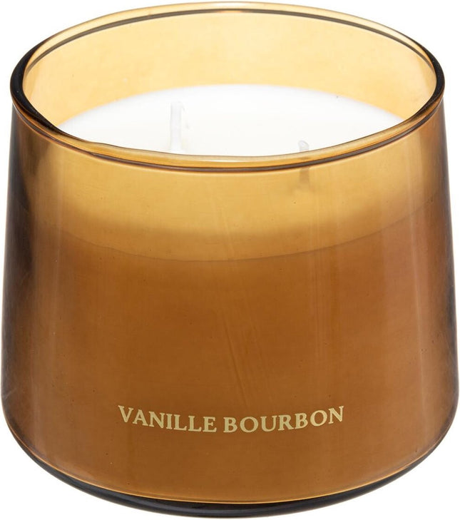 Atmosphera Duftkerze - Vanille - 30 Stunden Brenndauer - 300g - Gelb - Geschenk
