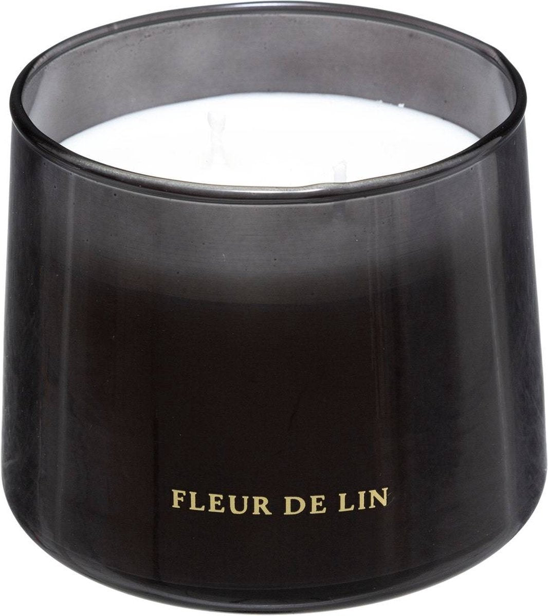Bougie parfumée - fleur de lin - 30 heures de combustion