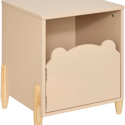 Atmosphera Nachttisch mit Tür - 36x33x40cm - Beige