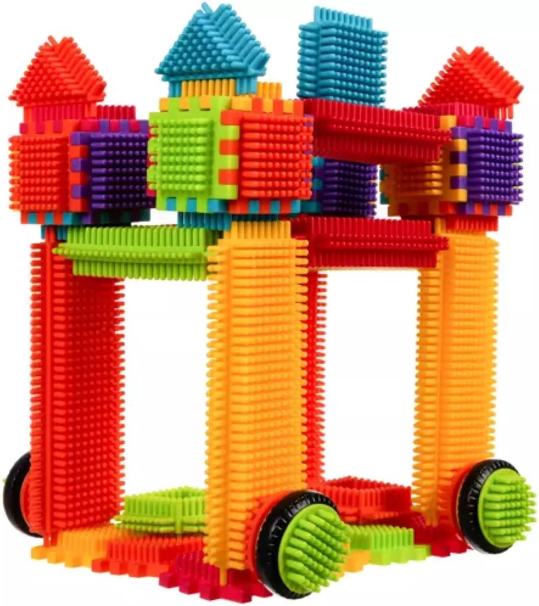 Ensemble de construction Kruzzel de 192 pièces - Blocs créatifs "Hedgehog" pour enfants