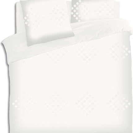Atmosphera Dekbedovertrek set met 2 kussenslopen 240x220cm Wit