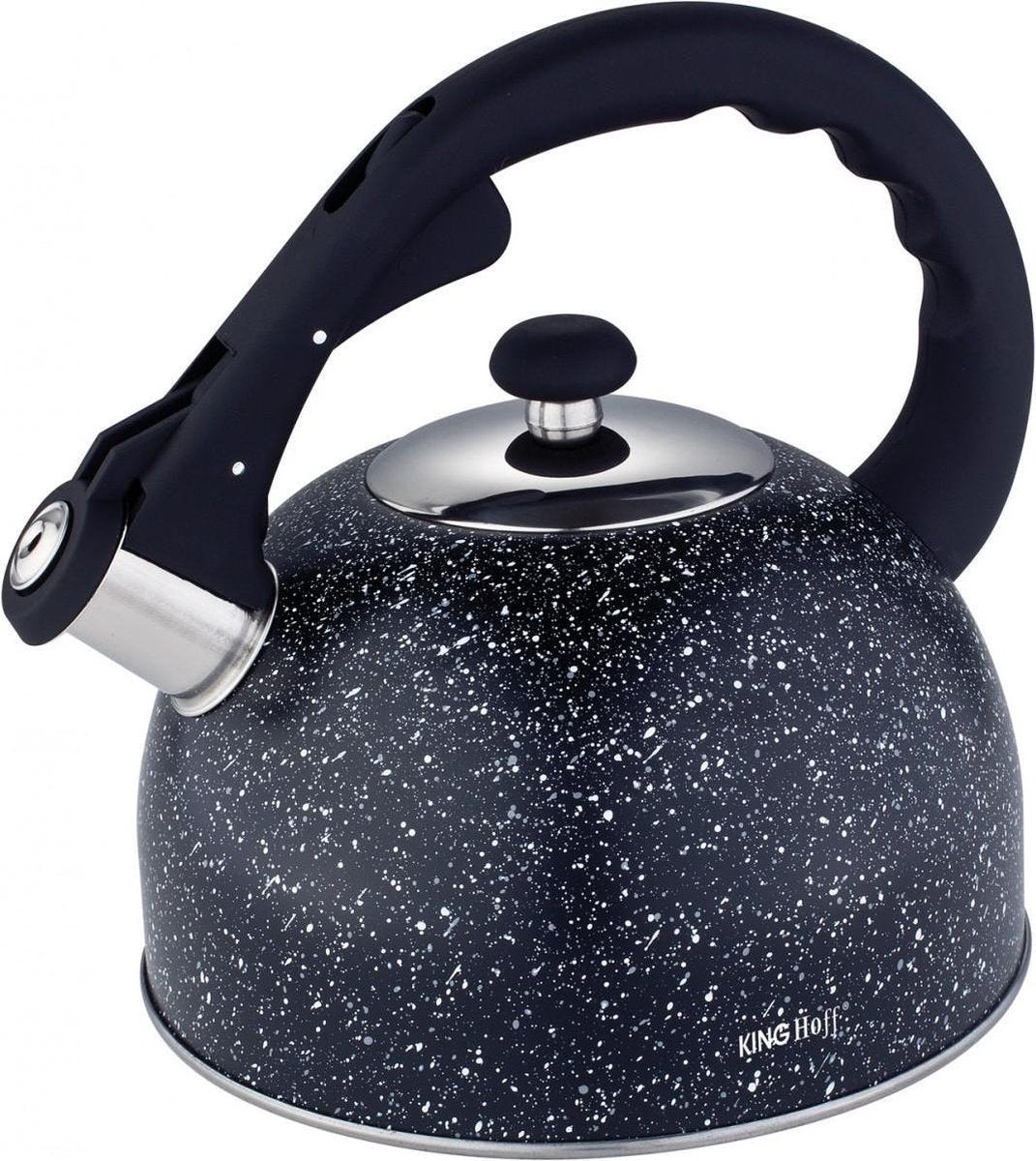 Kinghoff 1406 whistling kettle - 2.6L - stainless steel - all heat sources
