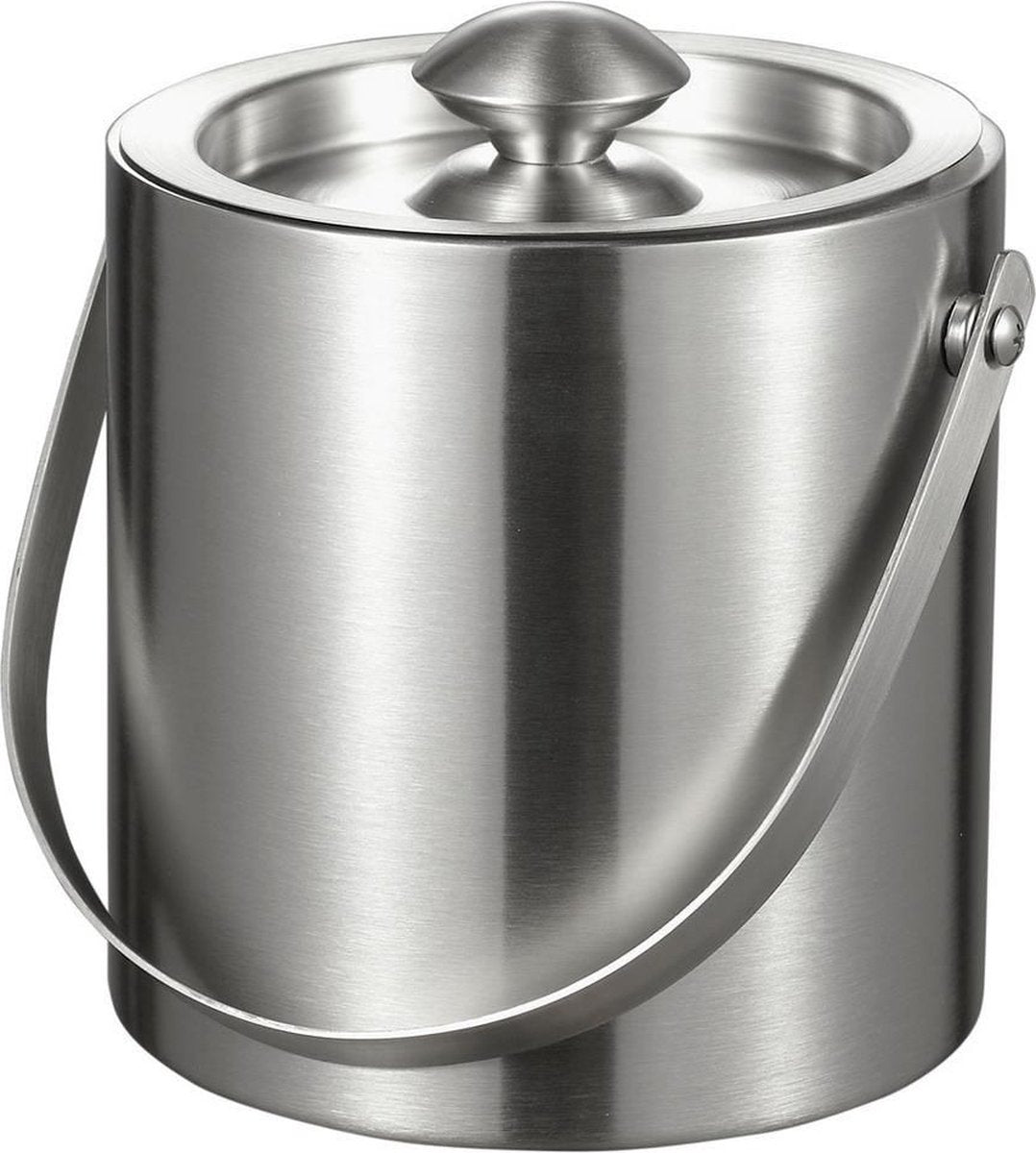 Kinghoff Top Choice ijsemmer met deksel – dubbelwandig, 1,5 liter