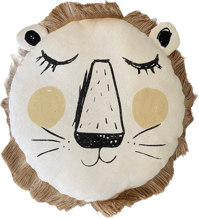 Atmosphera Kids Löwenkissen - Ø44xT13cm - Beige