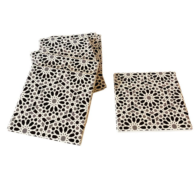 Keramische Zellige-Untersetzer