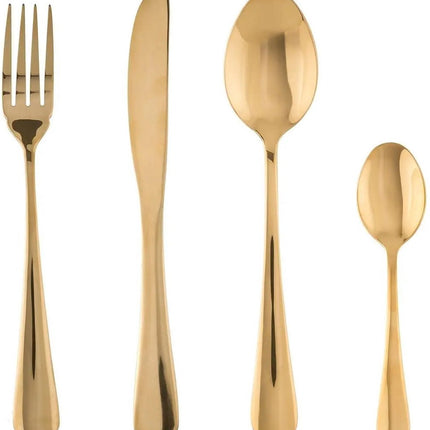 Secret de Gourmet Bestekset - Goud Vintage Luxe - 16 delig - 4 personen
