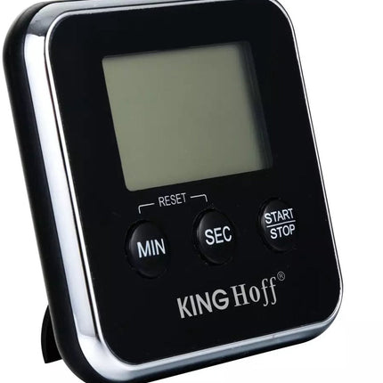 Kinghoff Keukenwekker - Tot 99 Minuten en 59 Seconden - Met Magneet en Standaard - Kookwekker - Kitchenalarm