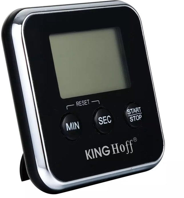 Kinghoff Keukenwekker - Tot 99 Minuten en 59 Seconden - Met Magneet en Standaard - Kookwekker - Kitchenalarm