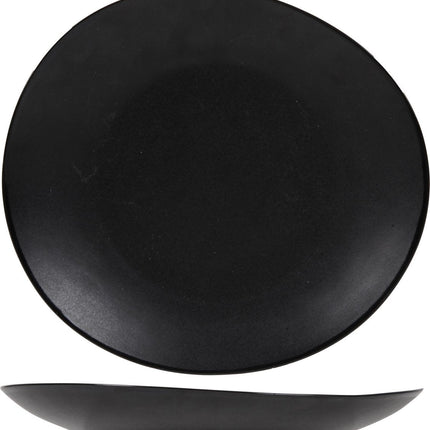 Cosy & Trendy Vongola Dessertbord - 22.2 cm x 20.3 cm - Zwart - Set-6