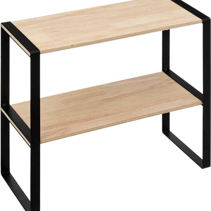 5Five Küchenregal Arbeitsplatten-Organizer - Metall - Holz - 40 x 18 x 35 cm - Aufbewahrungsregal