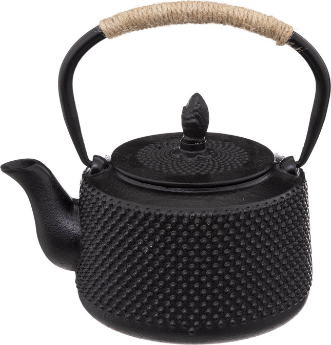 Secret de Gourmet Theepot - gietijzer - 1 liter - zwart
