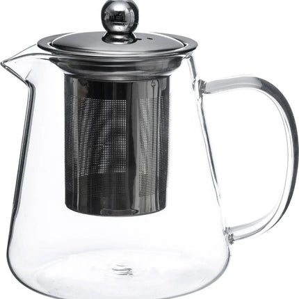 Secret de Gourmet - Teekanne - Glas/Edelstahl - mit Sieb - 800 ml