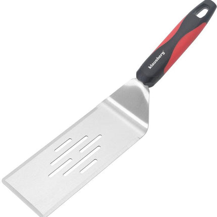 Klausberg KB-7897 Grillspatel - 36 cm Edelstahlspatel mit Kunststoffgriff für den Grill - Geeignet für alle Grills - auch Kamado / Weber