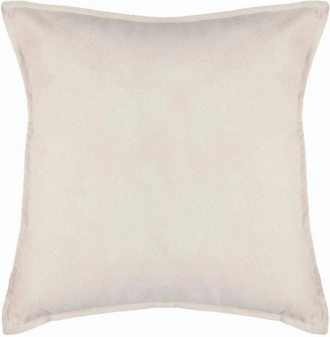 Atmosphera Bank-/Zierkissen Wohnzimmer Sophia - 55 x 55 cm - Elfenbeinweiß - Polyester - mit Reißverschluss