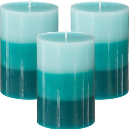 Atmosphera Duftkerze Nina – 3 Stück – Kokosnuss – 45 Brennstunden – 7 x 10 cm
