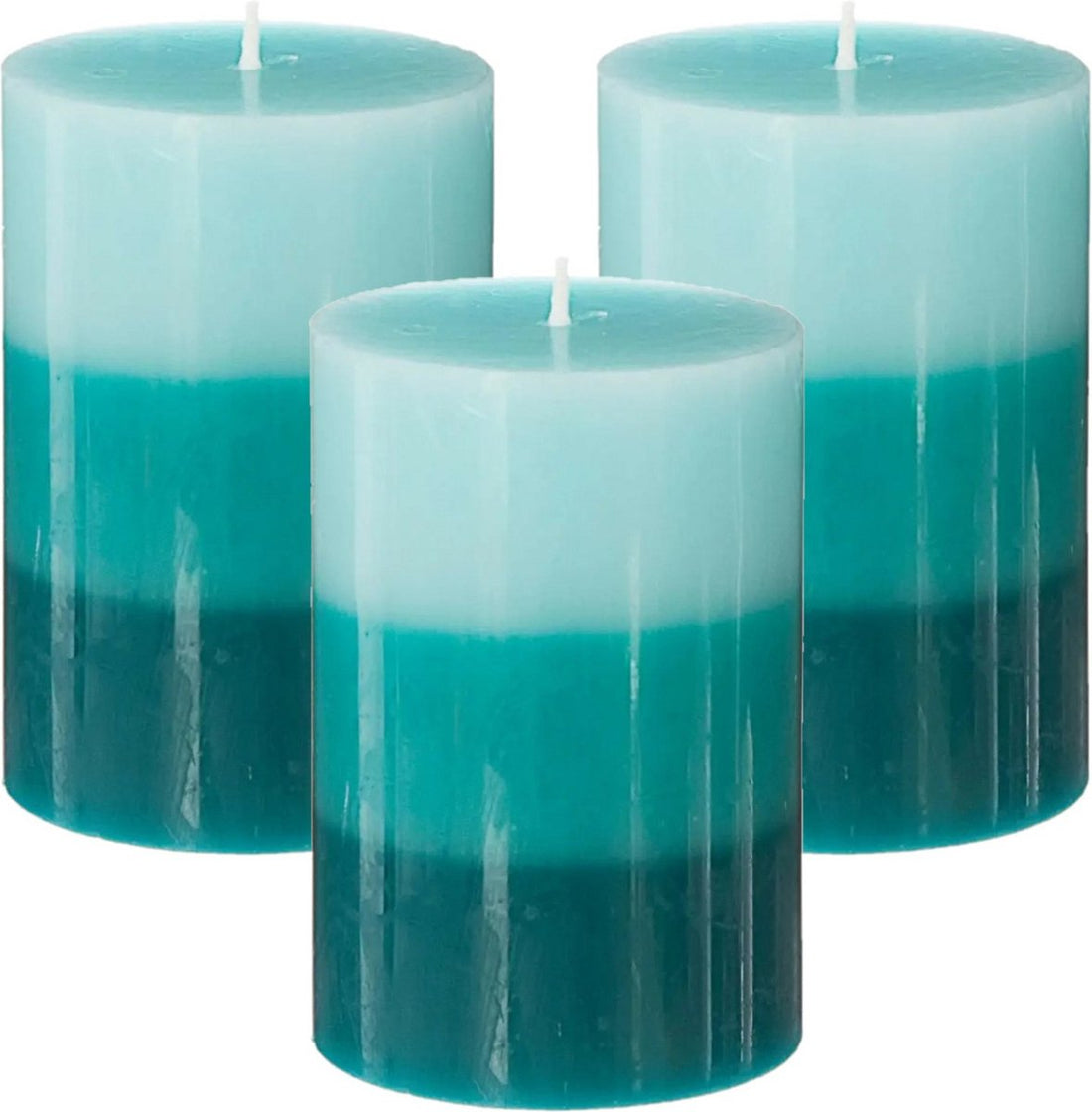 Atmosphera geurkaars Nina kokos – 3 stuks, 45 branduren, 6,5 x 10 cm