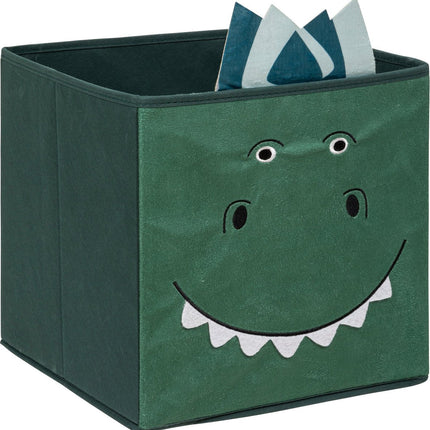 Atmosphera Kids Opbergdoos / opberger Vierkant - Dino - 29 x 29 cm