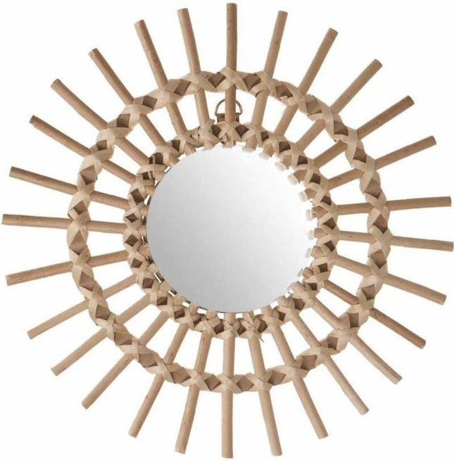 Spiegel Soleil – Rattan – D30 cm – Beige – Atmosphera créateur d'intérieur