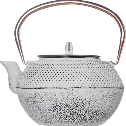 Cosy & Trendy Shinto Theepot - 1L2 - Wit - Koper Handvat