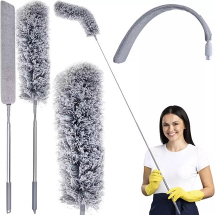 Ruhhy Telescopische Plumeau Stofborstel - 84 cm t/m 250 cm - Bereik Elke Hoek Zonder Ladder