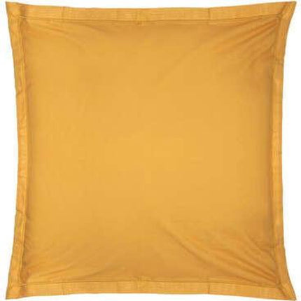 Kissenbezug - Zierkissenbezug - Kissenhülle - Atmosphera Créateur d'intérieur - 100% Baumwolle - Ockergelb - Quadrate 63x63cm