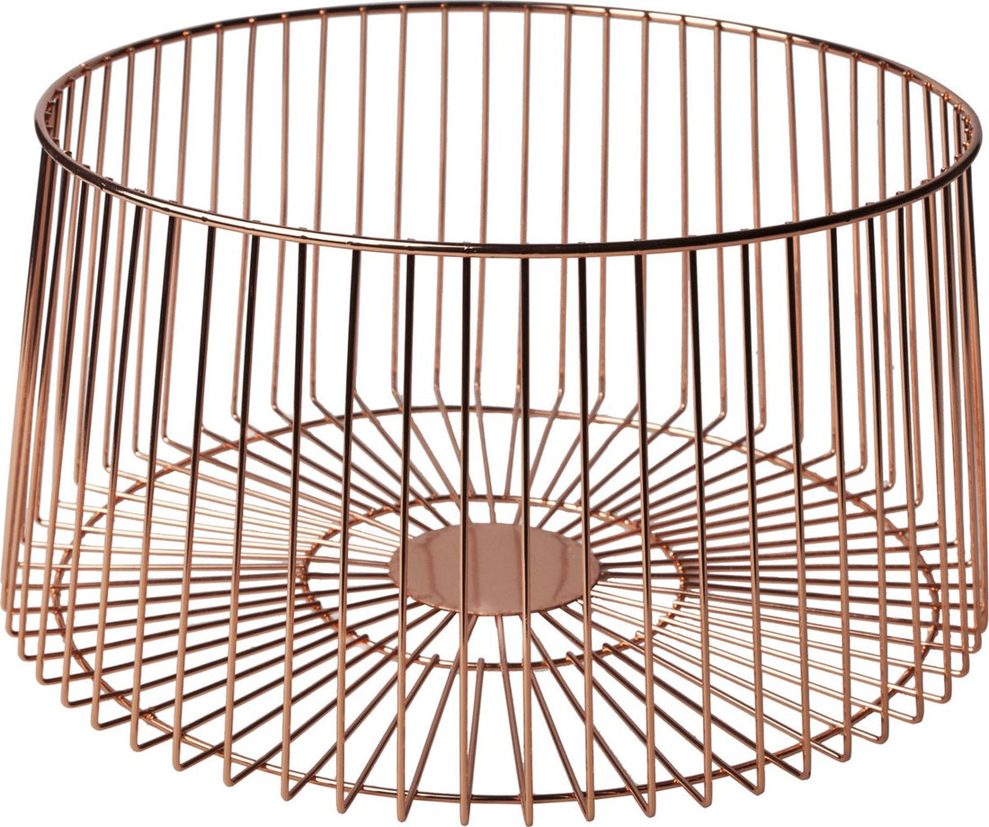 Cosy&Trendy Fruit Basket - 30x15.5 cm - Copper-plated Metal