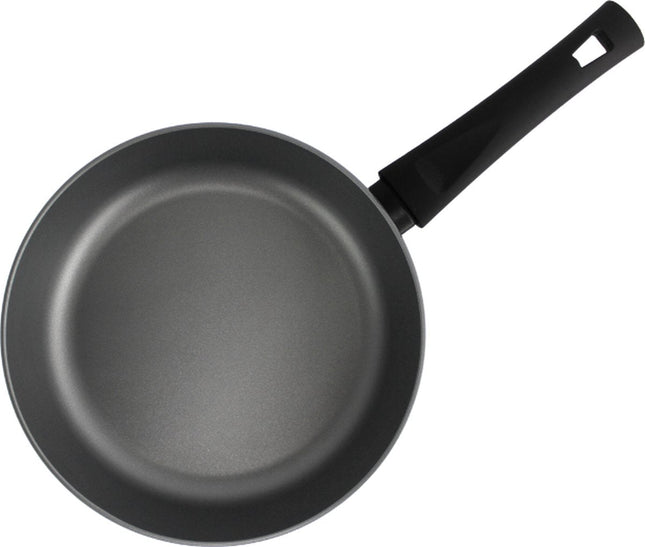 Brizoll Graphite Traditionele Koekenpan - 28 cm - Aluminium - Anti-aanbaklaag - Geschikt voor alle warmtebronnen