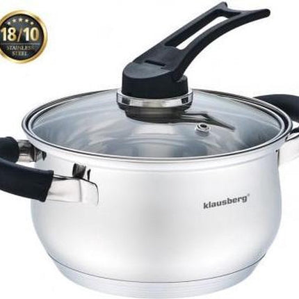 Klausberg KB-7223 kookpan - 5,8L – rvs – alle warmtebronnen