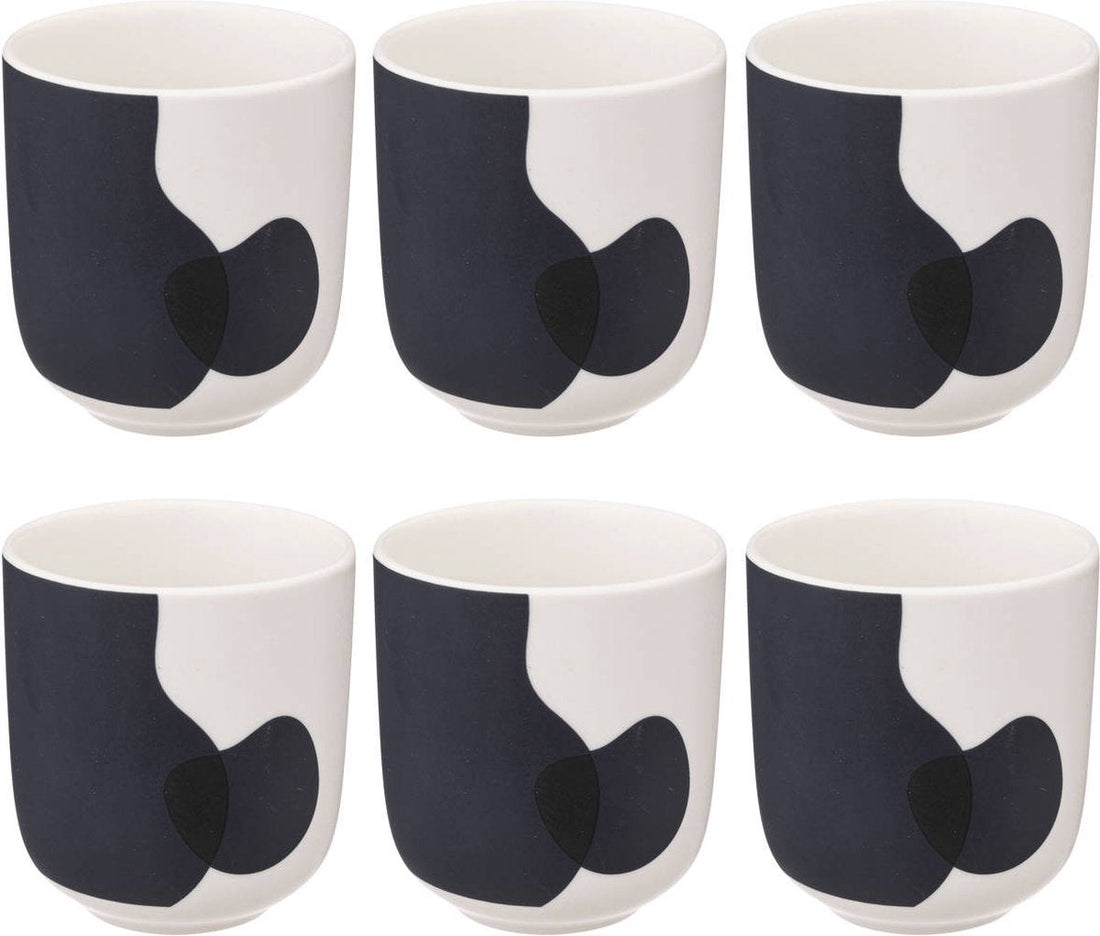 Espressokopjes OLME van porselein – 100 ml, met handvat