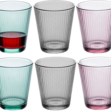 Secret de Gourmet Mal'eau Wassergläser - 24cl - 6er-Set - Multi