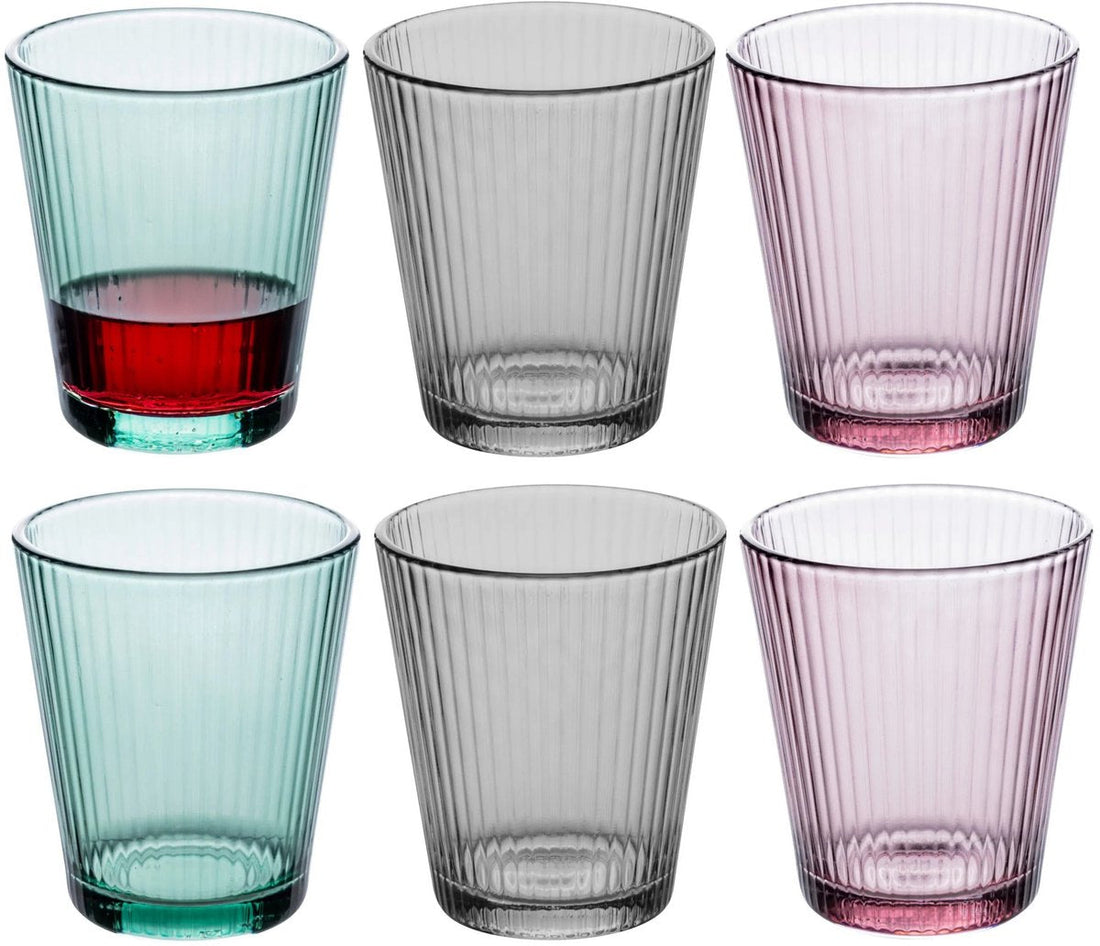 Verres à eau Secret de Gourmet Mal'eau - 24 cl - Lot de 6 pièces - Multi