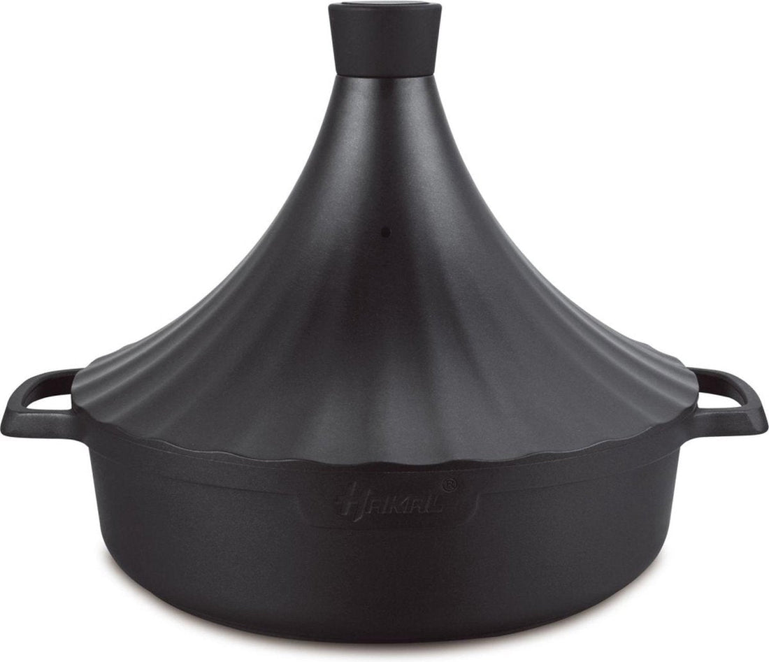 Hakal Cast Aluminium Tagine | Matt black | All heat sources | Ø 28cm