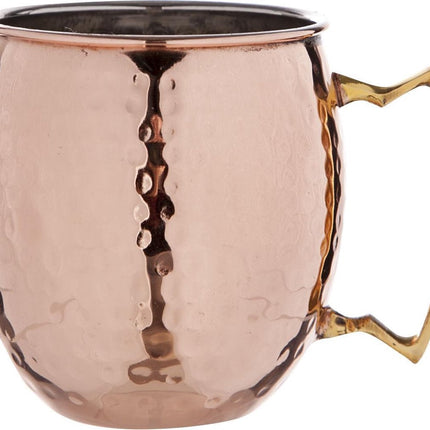 Mug Drinkbeker Gehamerd Koper