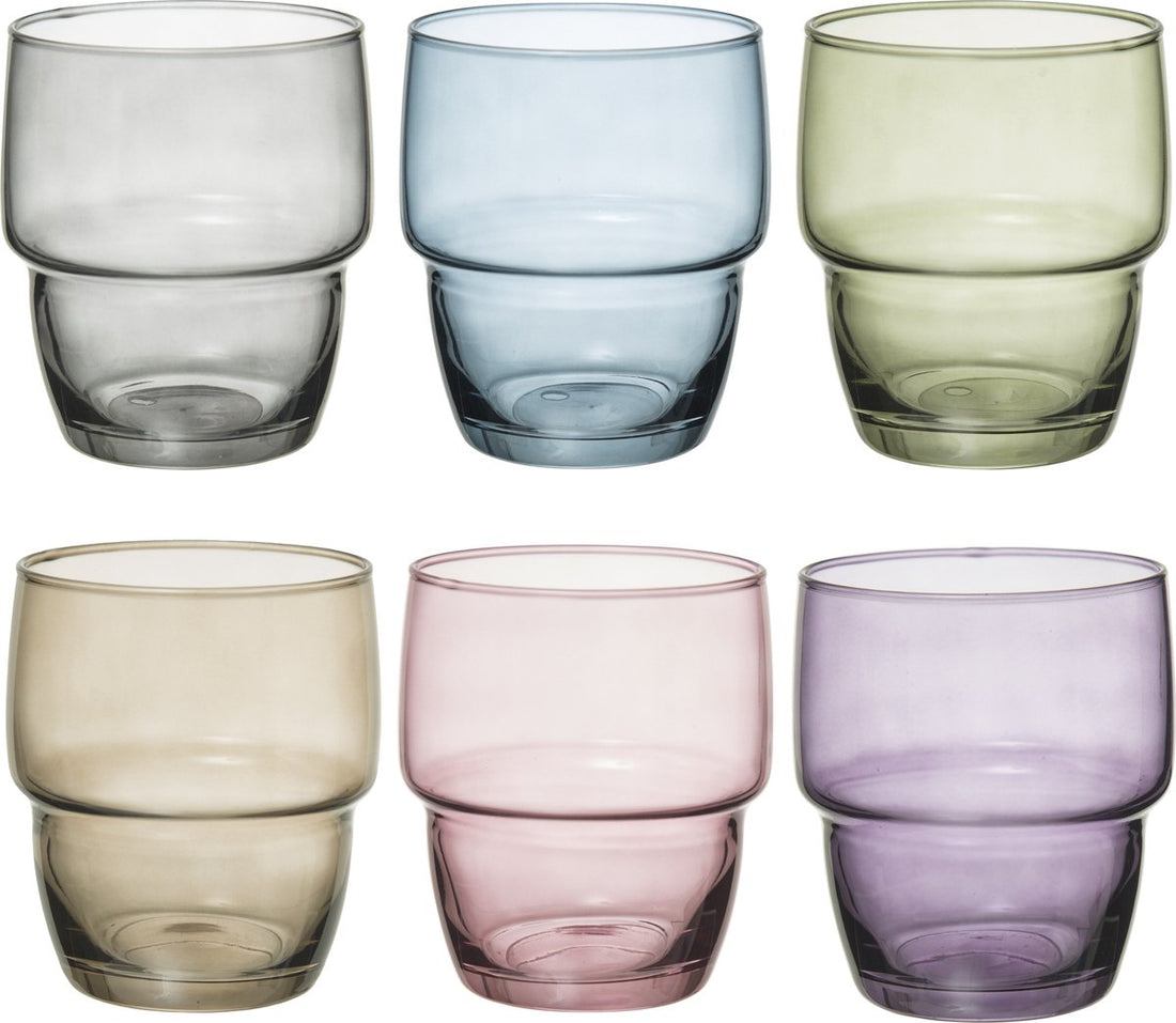 Secret de Gourmet Lot de 6 verres - 28cl - Multi