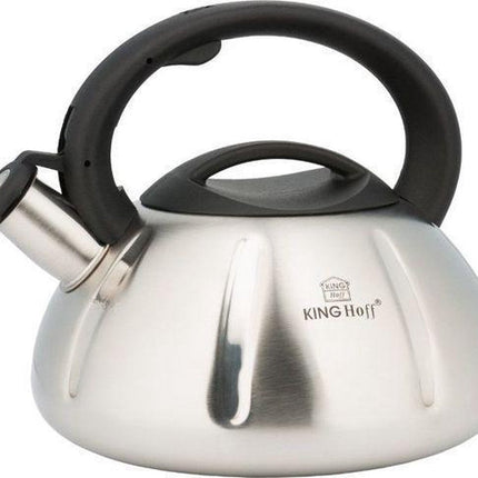 Kinghoff 3290 Flötenkessel - 3L - Edelstahl - alle Herdarten