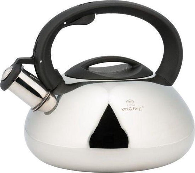 Kinghoff 3262 - Fluitketel - 3 liter - RVS -