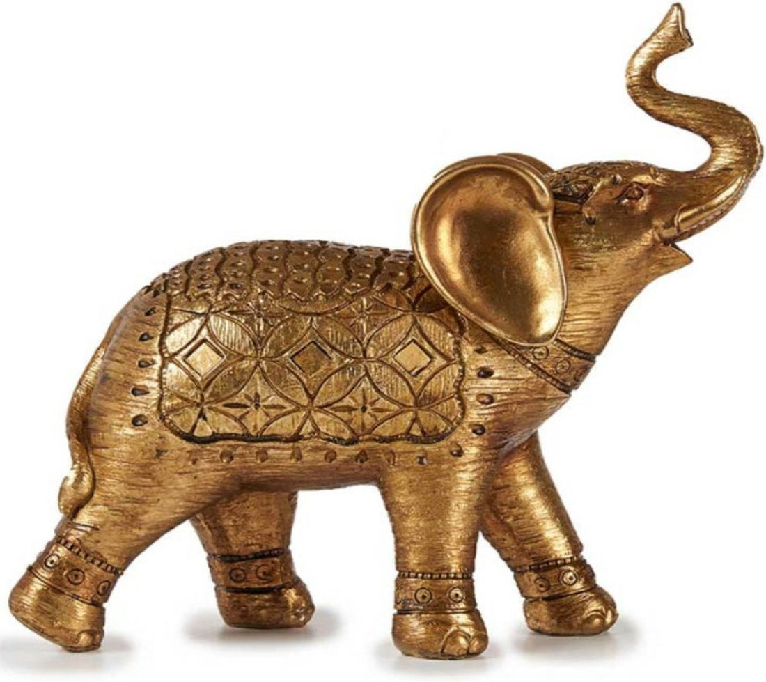 Figurine décorative éléphant en résine (28 x 10,5 x 27,3 cm)
